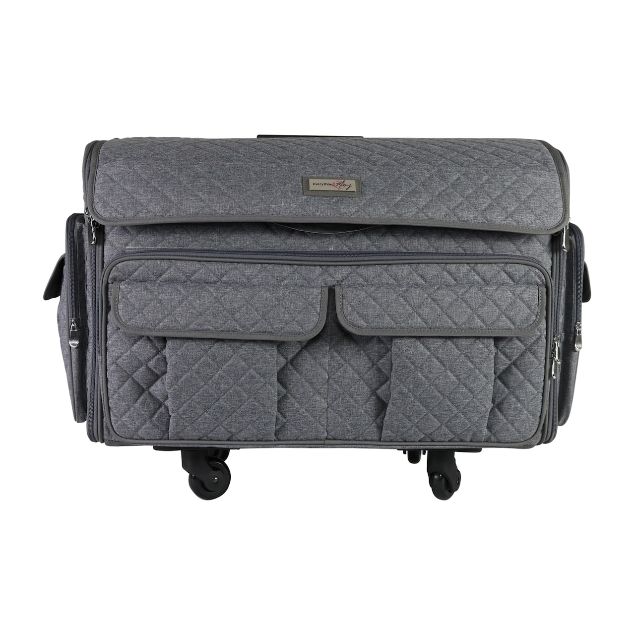 Everything Mary Heather Gray XXL Rolling Sewing Tote